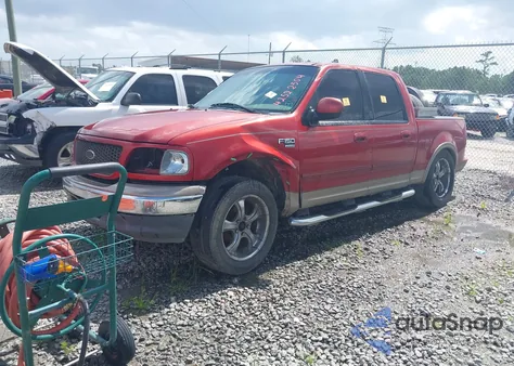 2002 Ford F-150 Lariat/Xlt from USA, damaged, VIN 1FTRW07L12KE10884